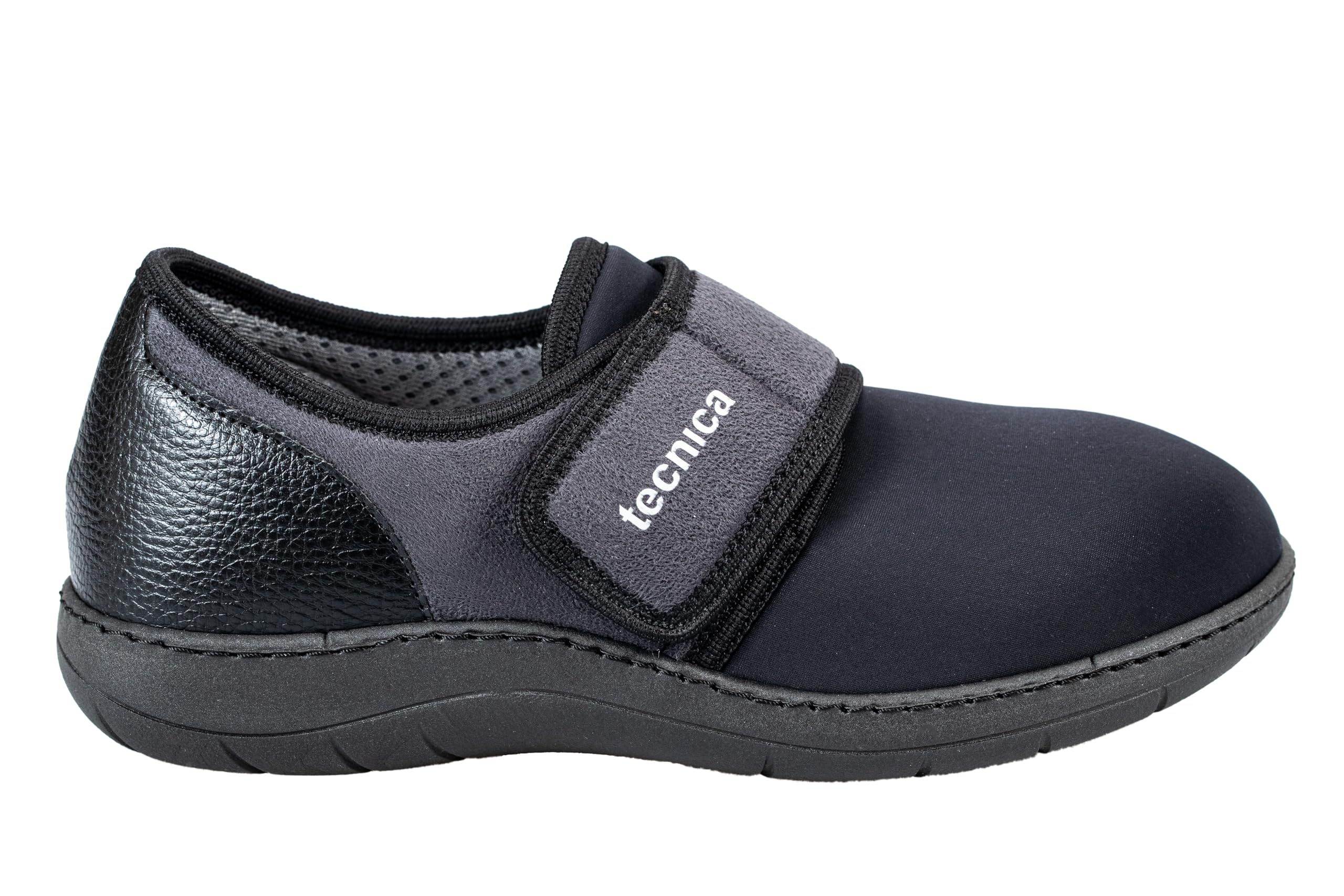 EXTRO STYLE - Scarpe Ortopediche Tecnica Flex con Plantare Estraibile, per Alluce Valgo, Dita A Martello e Metatarsalgie, Suola Antiscivolo e Urto-Assorbente, Grigio-Nero