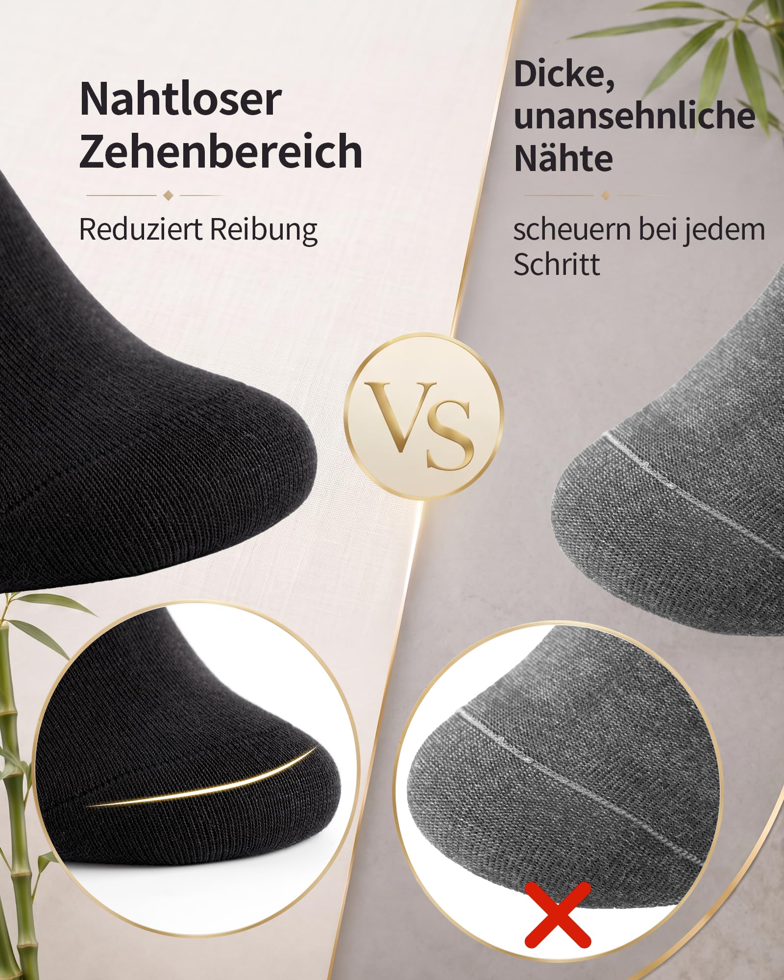SukModen Business-Socken Herren Damen 10/20 Paar Büro Alltag
