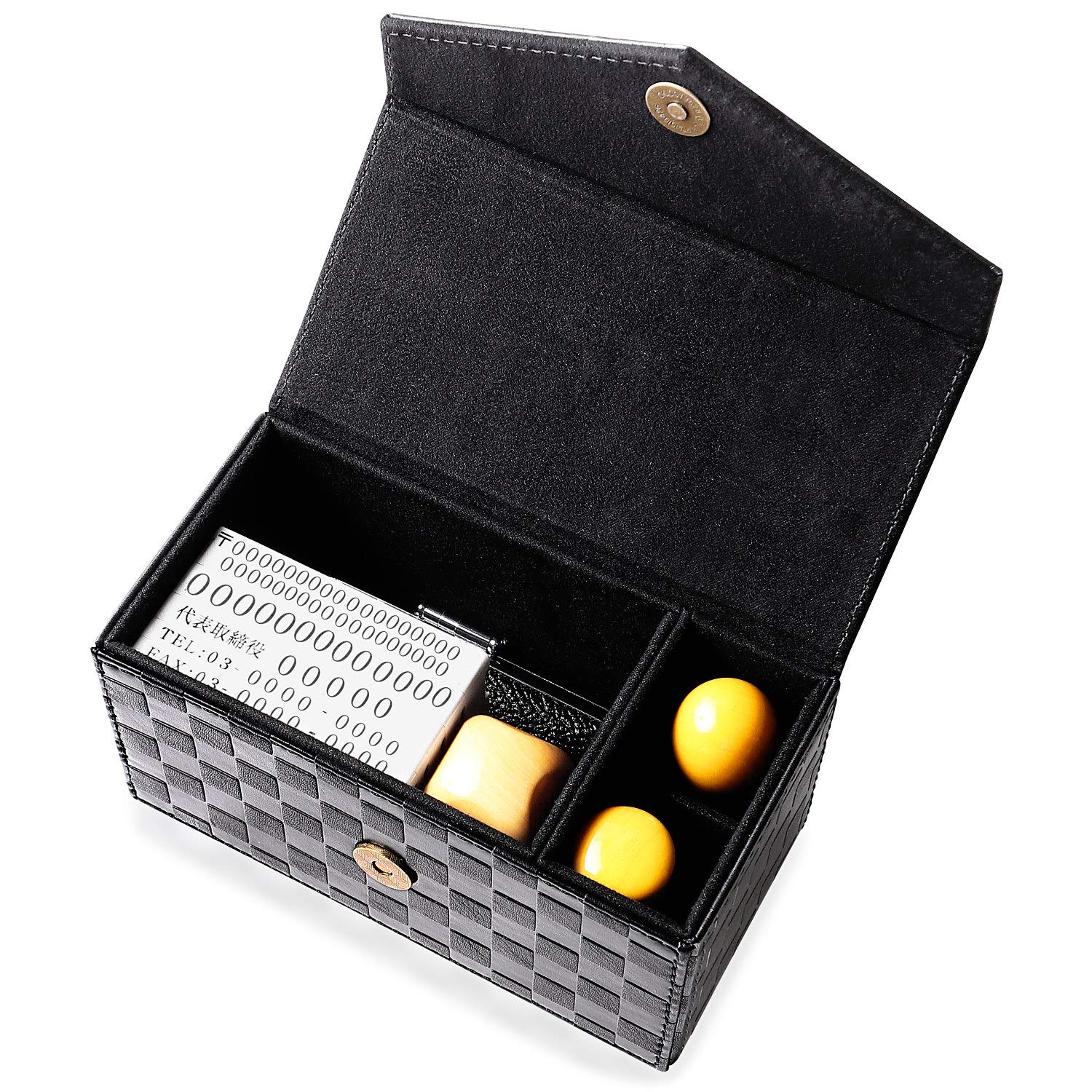 Auspicious Checkered Seal Case Small