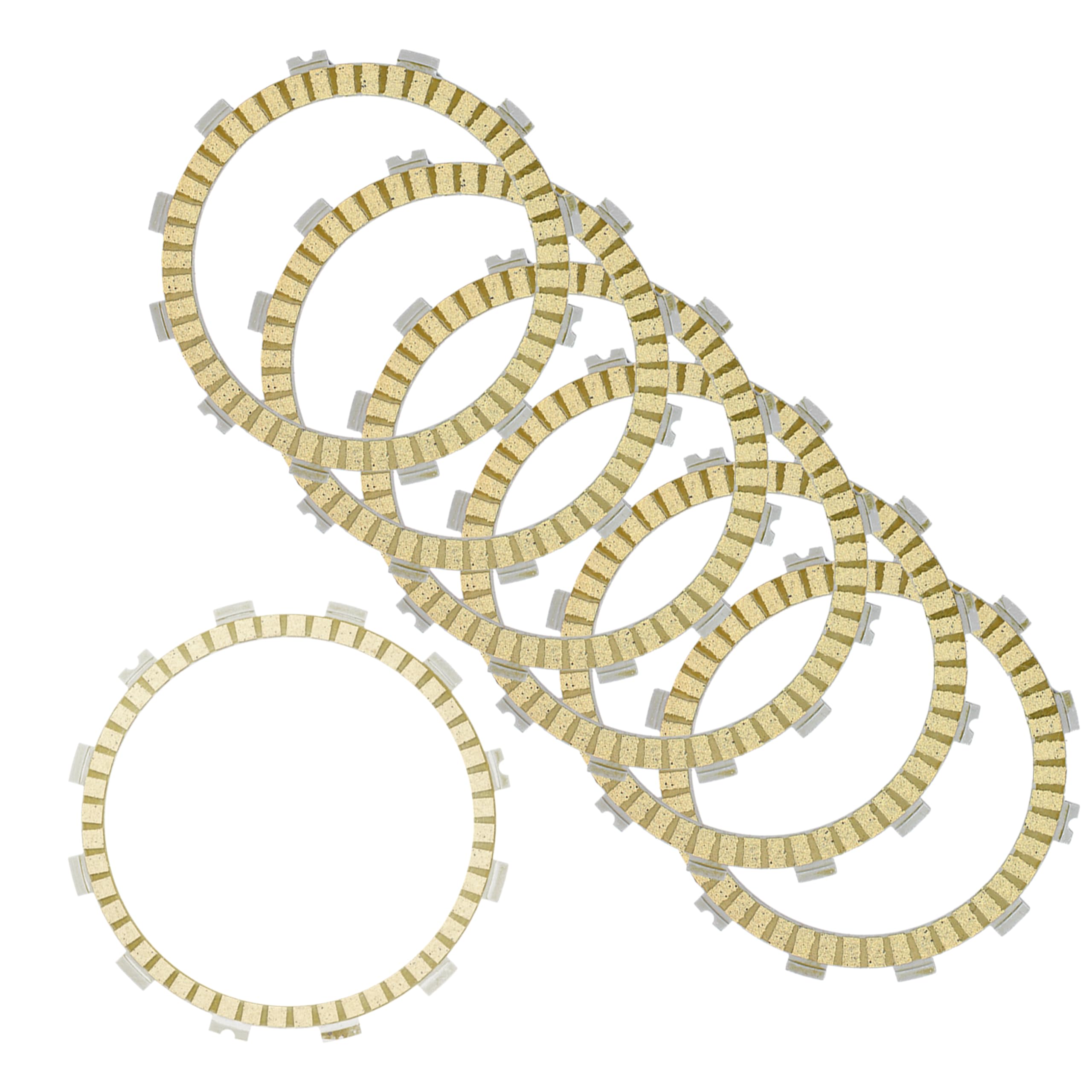 Caltric Clutch Friction Plates Compatible with Suzuki V-Strom 650 DL650 2004-2009 2011