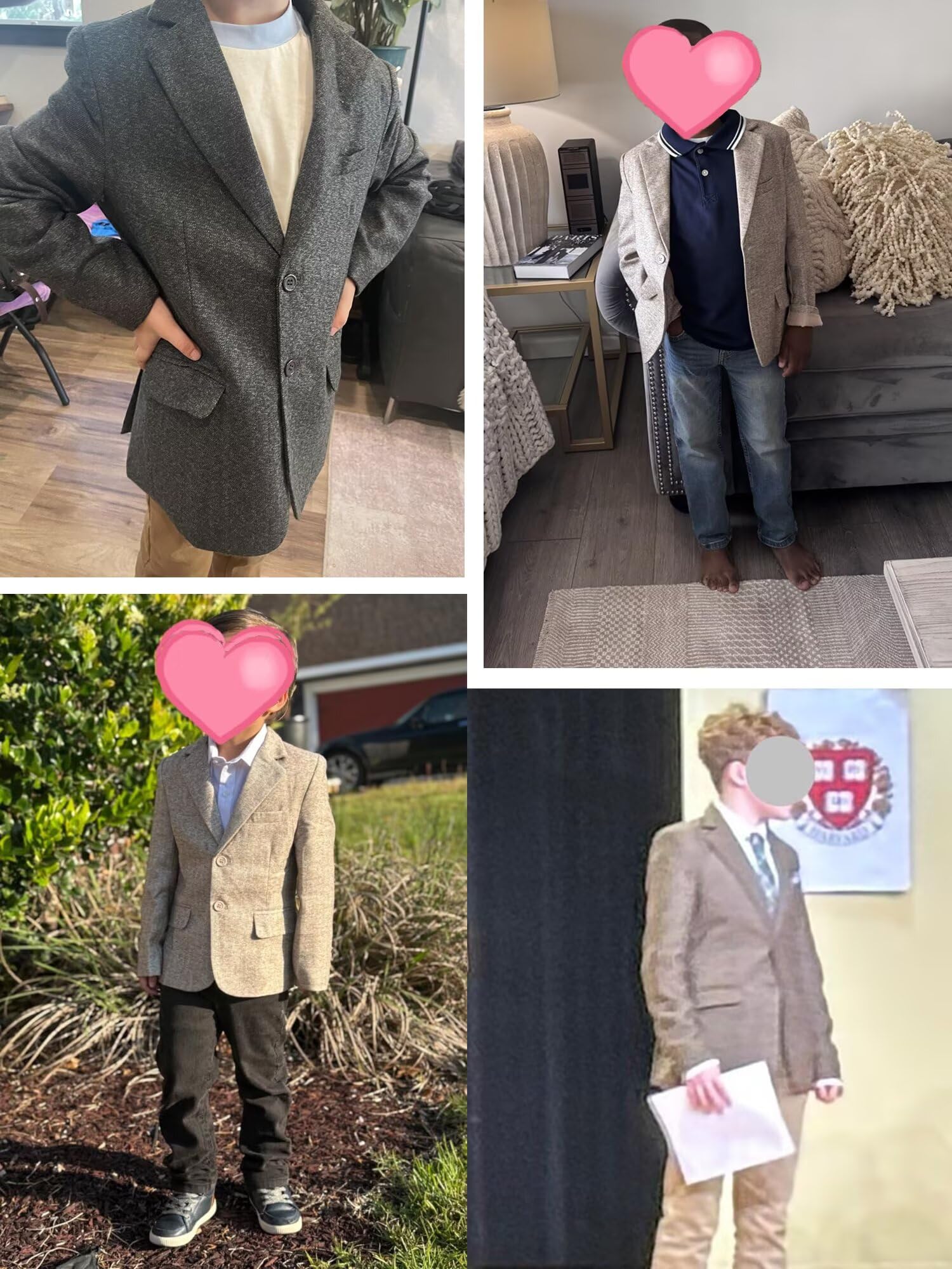 Blazer für Jungen, Retro-Fischgrätenmuster, formeller Tweed-Muster, klassische Kinderjacke für Jungen, Hochzeit, Freizeitjacke