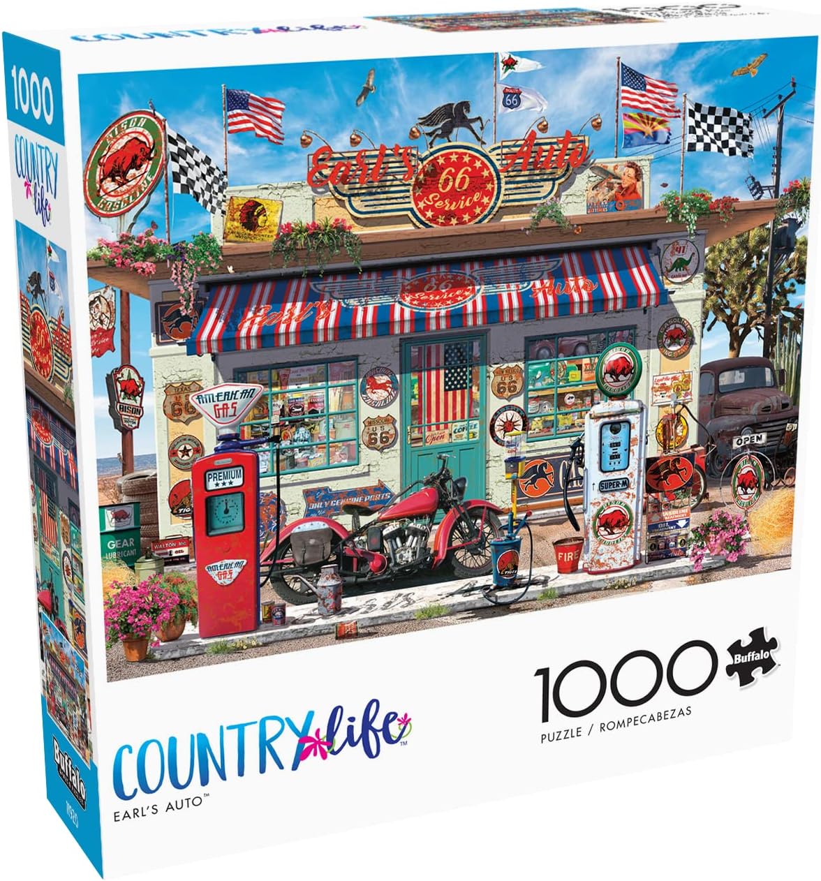 Buffalo Games - Earl's Auto - 1000 Piece Jigsaw Puzzle