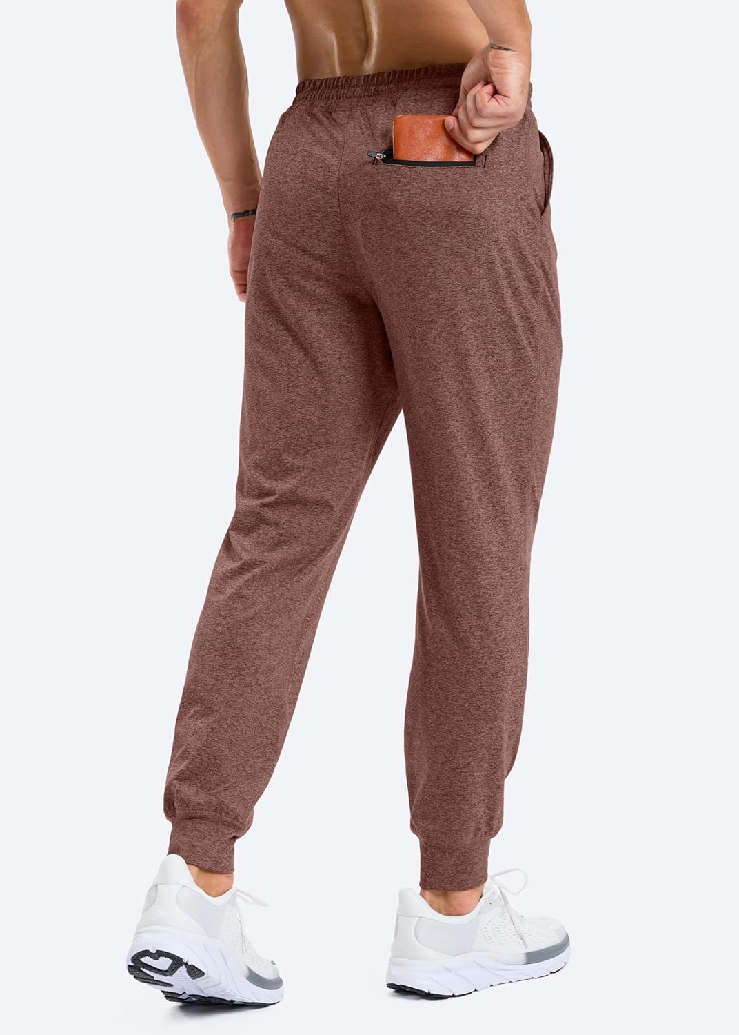 G Gradual Men's Joggers with Zipper Pockets Athletic Workout Running Track Pants Stretch Gym Sweatpants for Men - Image 3