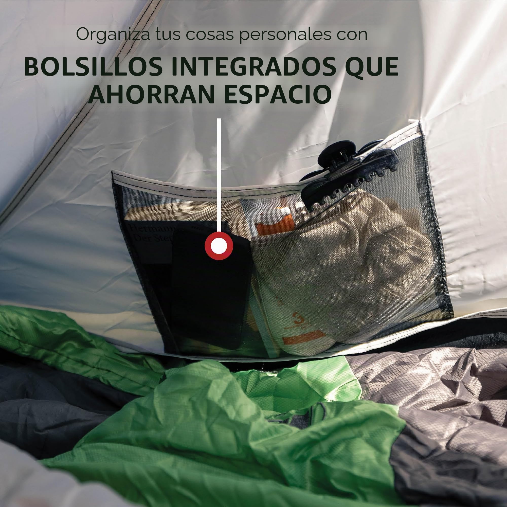 Coleman Tienda de campaña Darwin compacta, también Ideal para Acampar en el jardín, Tienda de campaña Ligera y Senderismo, Impermeable, con Suelo Cosido