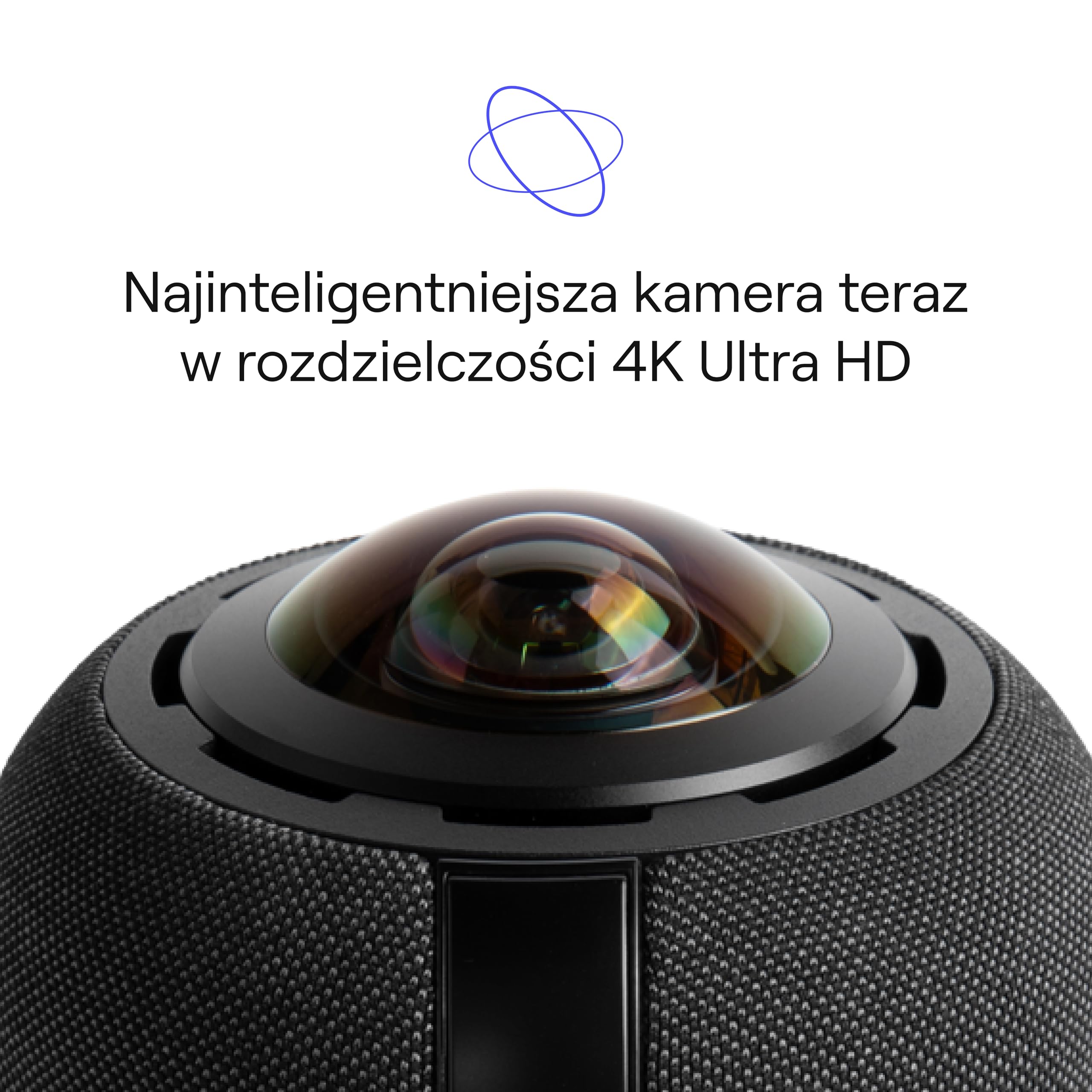 Owl Labs Meeting Owl 4+ 360° 4K Inteligentna Kamera do Wideokonferencji z Mikrofonem i Głośnikiem (Auto-fokus mówcy, Inteligentne przybliżanie, Redukcja szumów, Certyfikowana Microsoft Teams)