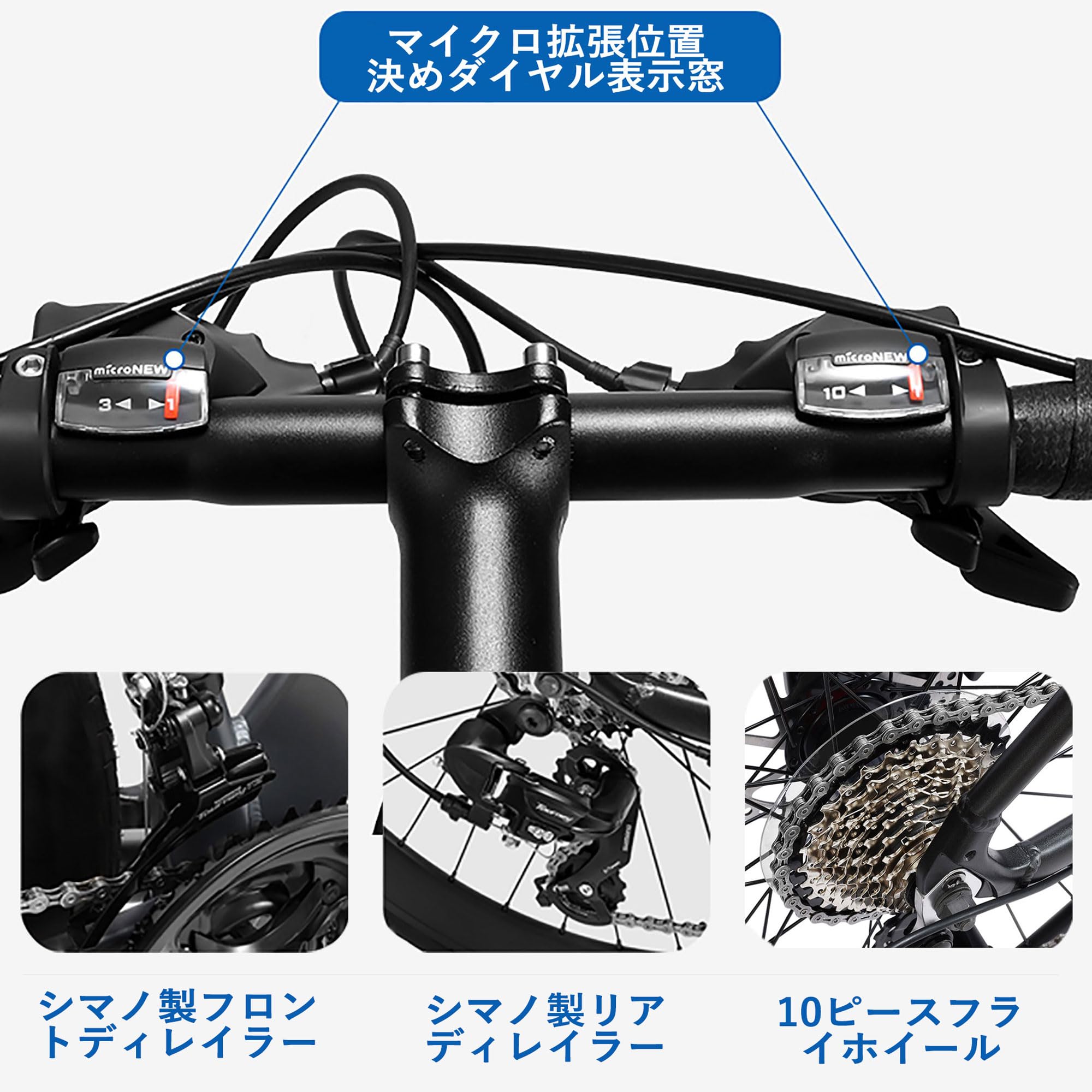 Amazon | ロードバイク 700C アルミフレーム 30段変速自転車 ディスク 