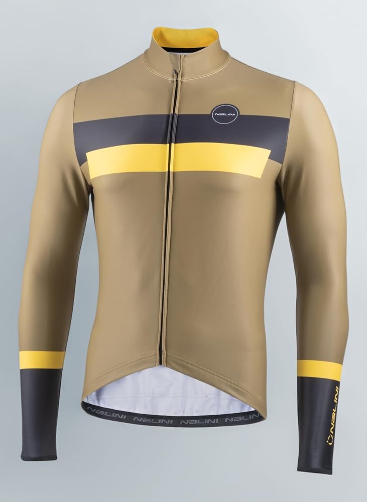 Amazon | [Nalini] サイクルウェア WARM LS JERSEY メンズ KHAKI