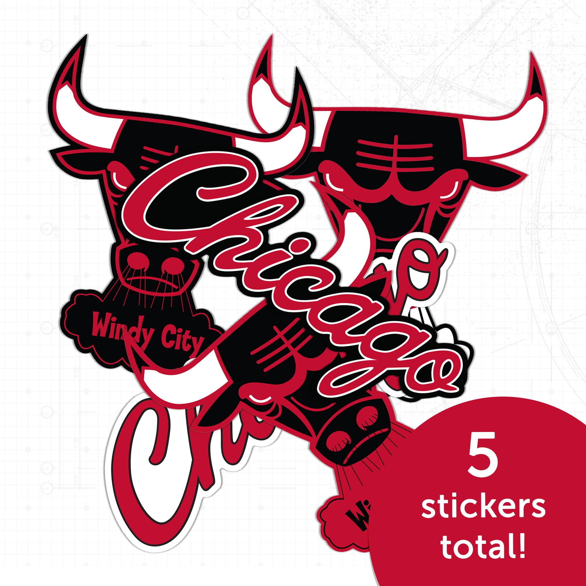 Amazon.com: Desert Cactus Chicago Bulls Sticker NBA Officially