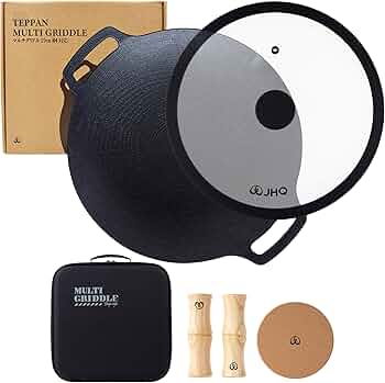 Amazon | JHQ 鉄板 マルチグリドル 深型29cm本体(収納ケース