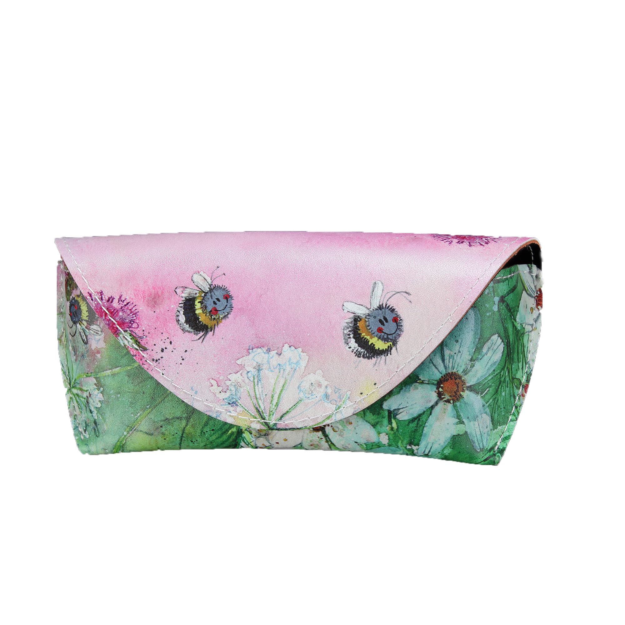 Alex Clark Women's Multicoloured Bees In Summer Glasses Case, M