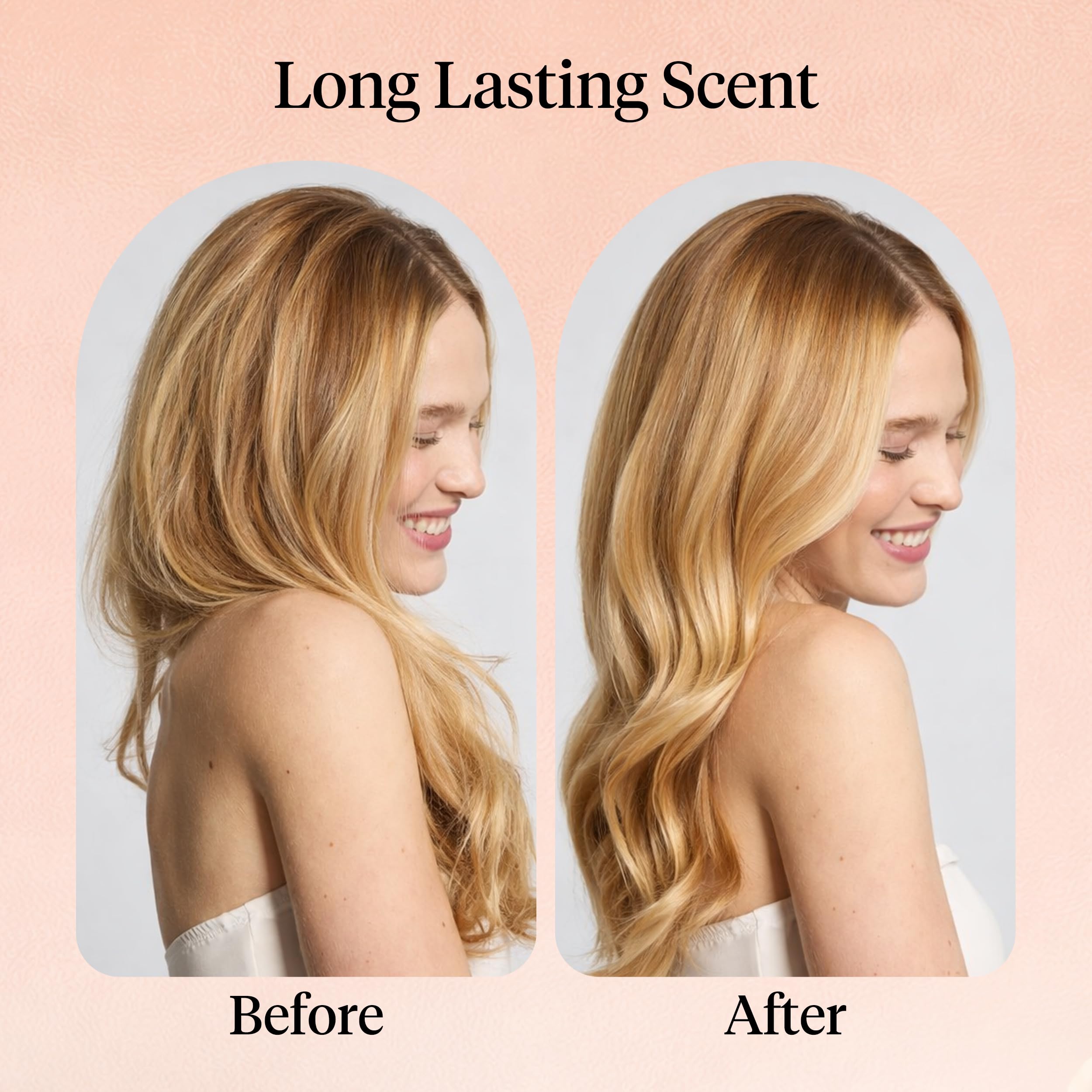 Kitsch Hair Perfume for Women - Warm Sugar | Clean, Deodorizing & Patented Odor-Eliminating Technology Hair Spray & Body Mist - Freshen Hair, Body & Pillows - Pink Grapefruit & Vanilla Scent - 50mL