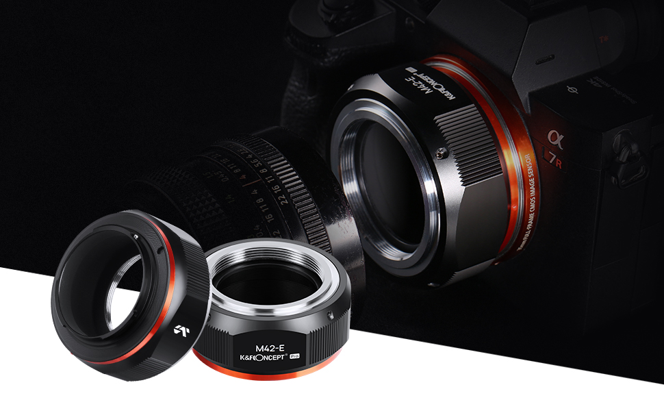 K&F Concept Adapter Mark For M42 Screw Lens To Sony E-Mount Camera NEX A7R2 - Foto 4