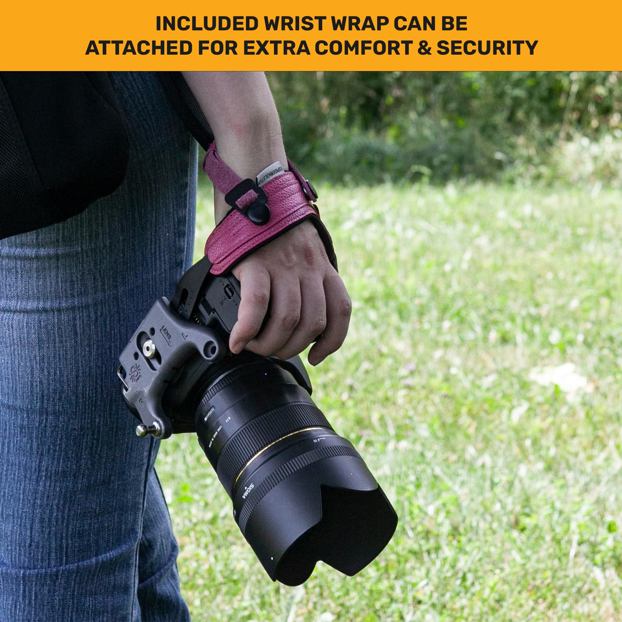 SPIDER HOLSTER, SpiderPro Camera Hand Strap v2 with Snap Assembly and Optional Wrist Strap - Image 3