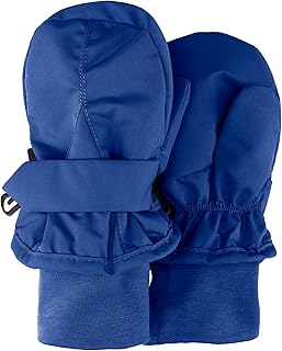 Sterntaler Mittens made of functional material with thumb, unisex, baby and children's gloves, lined with warm cotton fleece