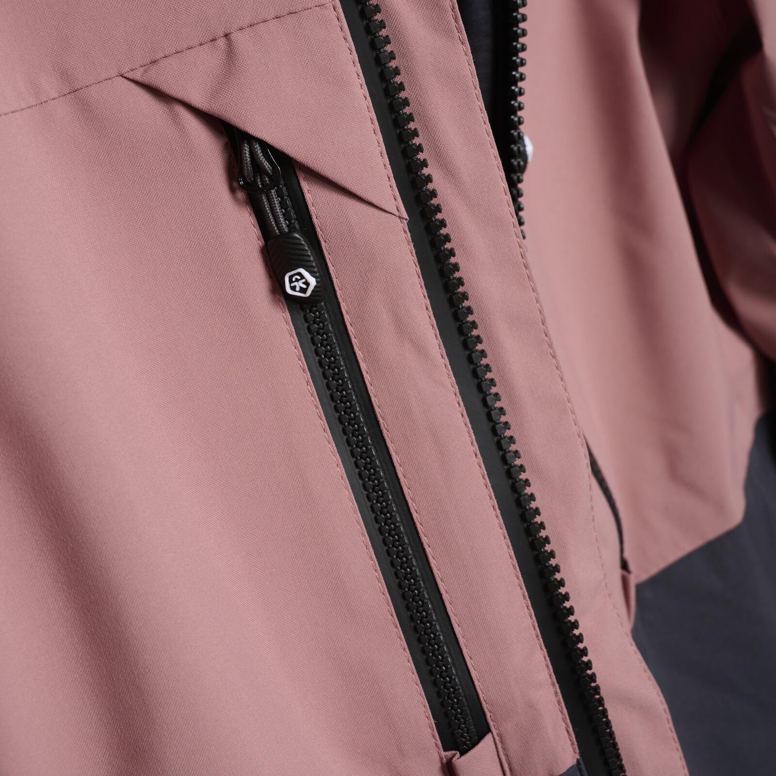 Color Kids Skijacke Colorblock burlwood 176