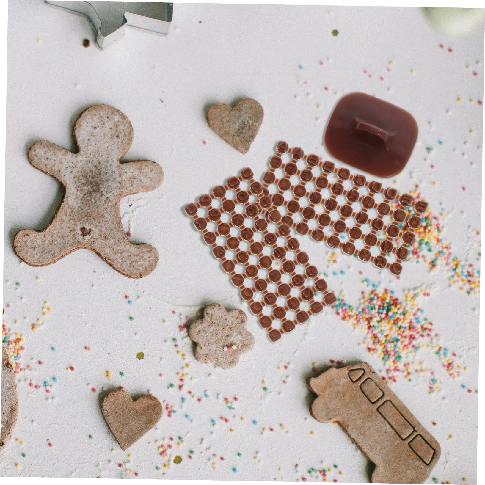 Kit Timbri Argilla E Biscotti – 144 Pezzi Alfabeto E Numeri, Con Supporto, Per Decorazioni Fai Da Te E Torte