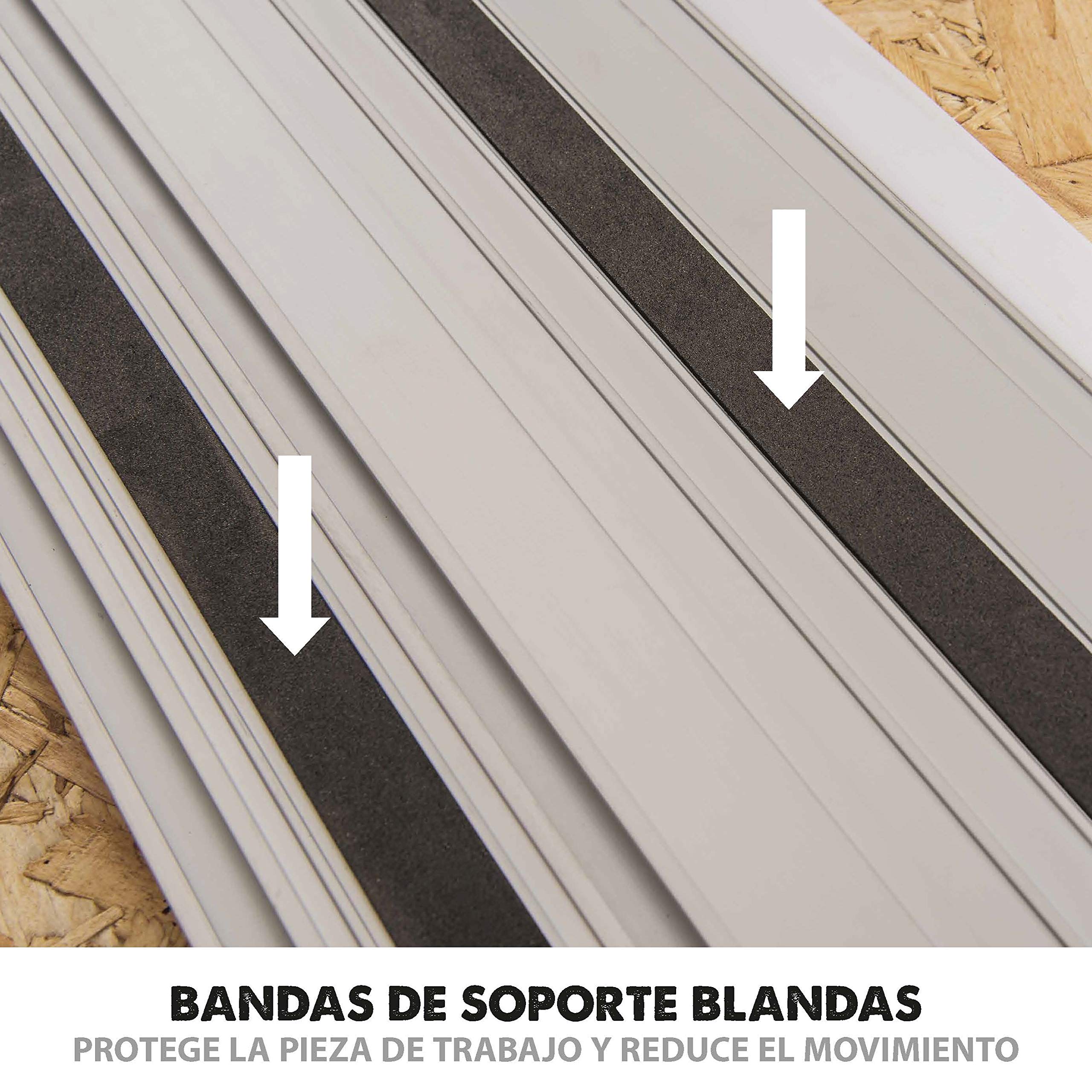 Evolution Power Tools ST1400 - Guía De Sierra Circular, 1400 mm, Compatible con las sierras circulares con guía R185CCSX y R185CCSX+ Evolution