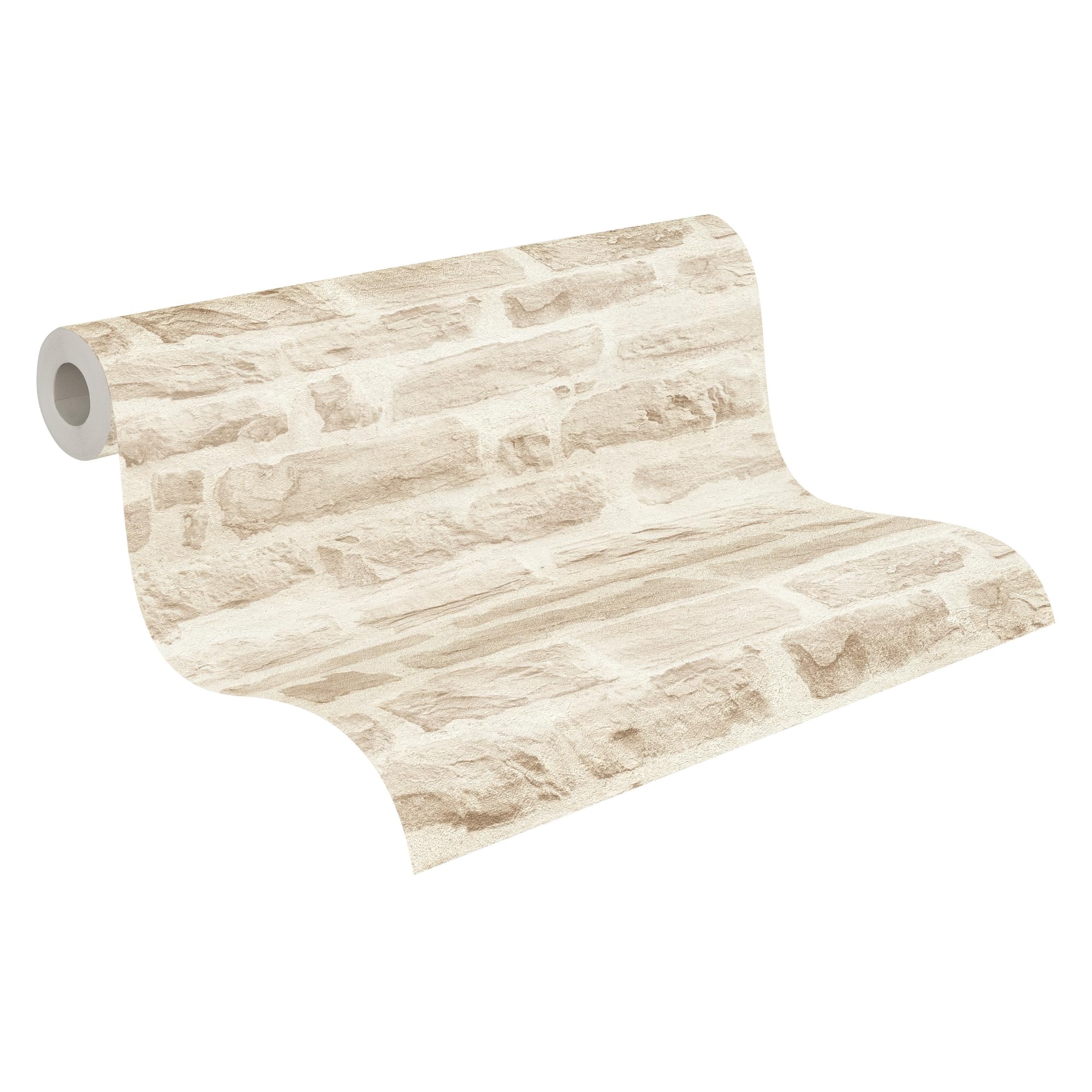 Galerie Beige Rocky Retreat Motif Wallpaper from B&Q