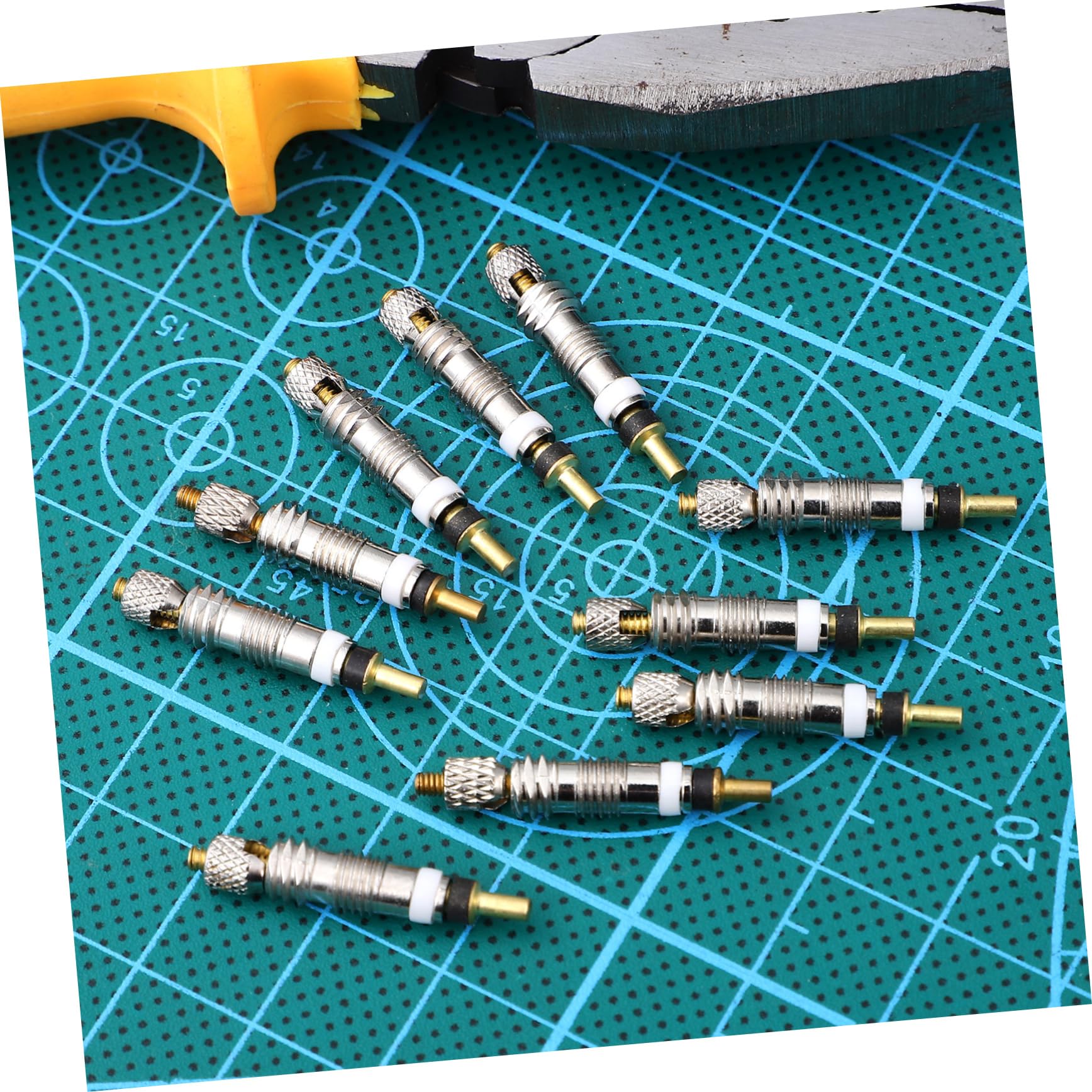 KESYOO Valve Stem Core 20pcs Bike Tire Valve Core Kit Detachable Easy to Install and Long-Lasting for Cycling