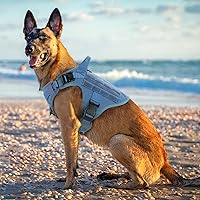 Vista 16 de rabbitgoo Tactical Dog Harness for Large, Heavy Duty Pet Harness with Handle, No-Pull Service Vest Large Breed, Adjustable Military Dog Vest for