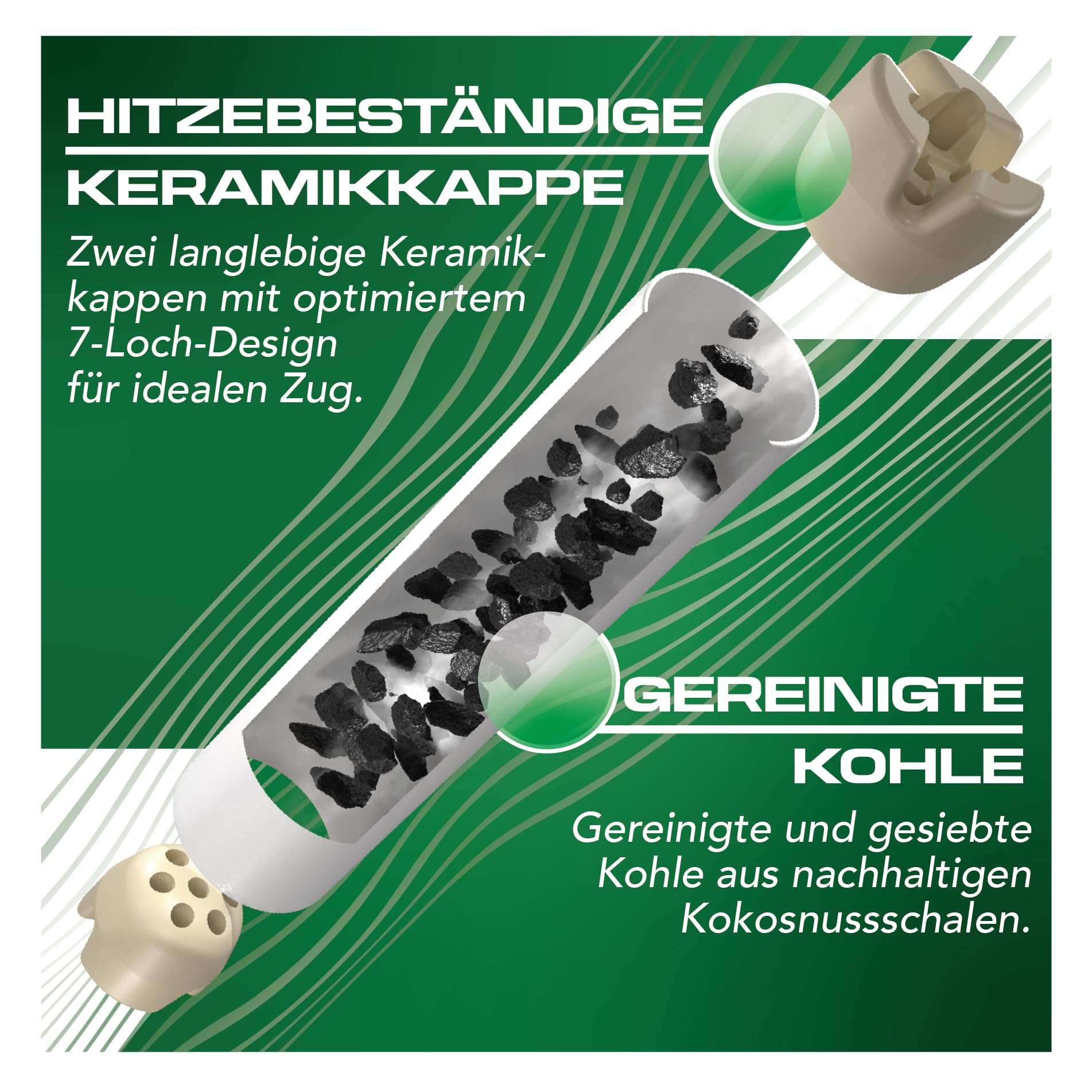 PURIZE® Glas I 299 Regular Size (Color)