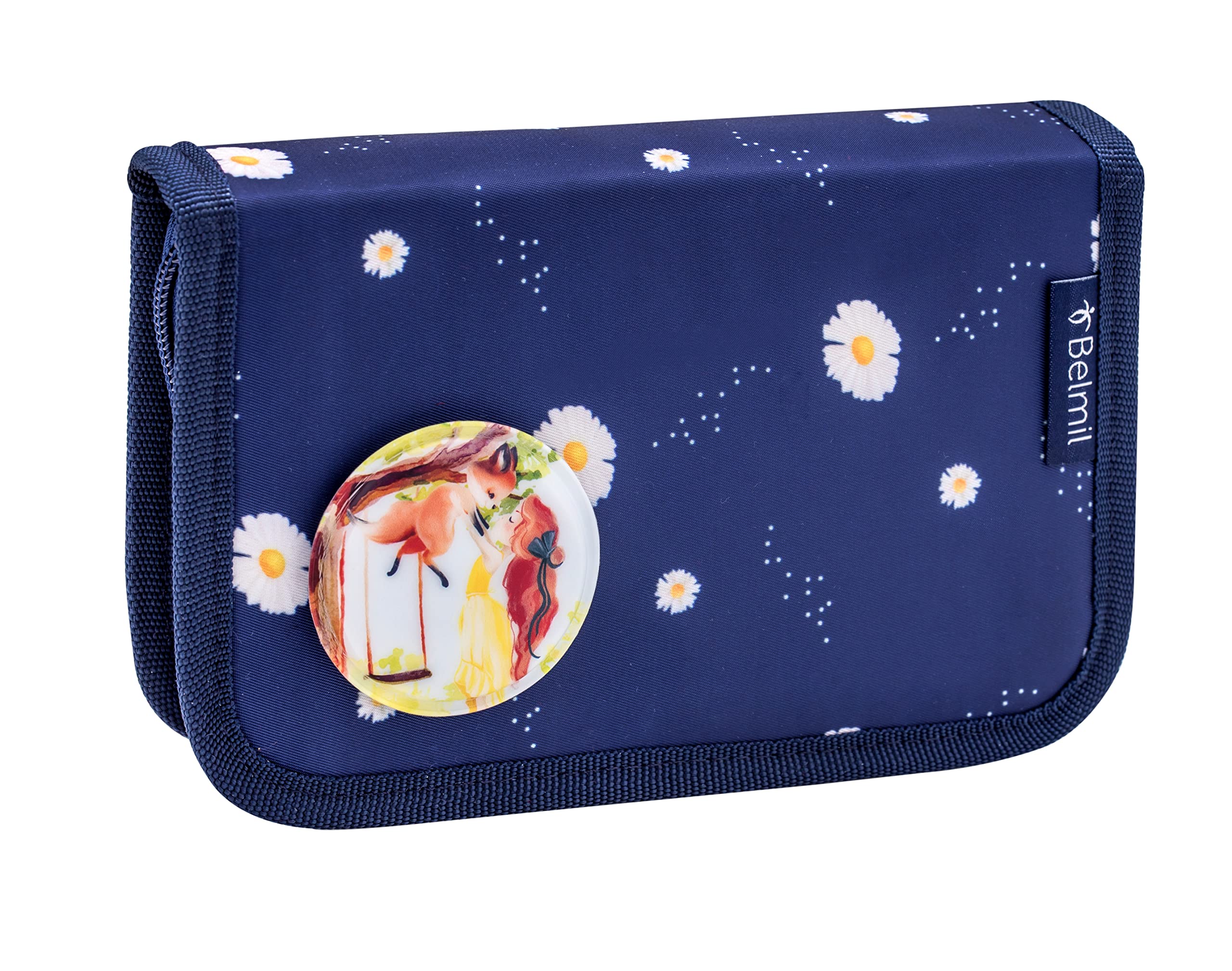 Belmil Federtasche gefüllt mit Stifte 335-74/ST (Daisy)