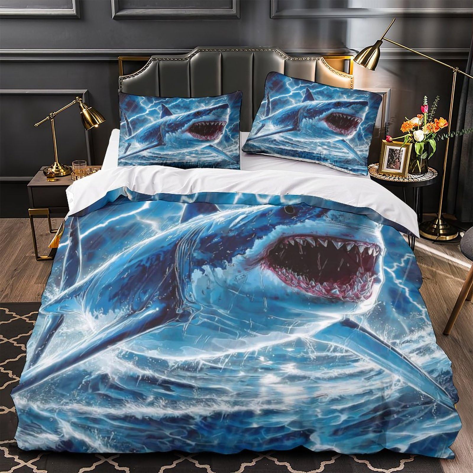 Parure de lit fantastique drap gothique pour chambre d'adolescent