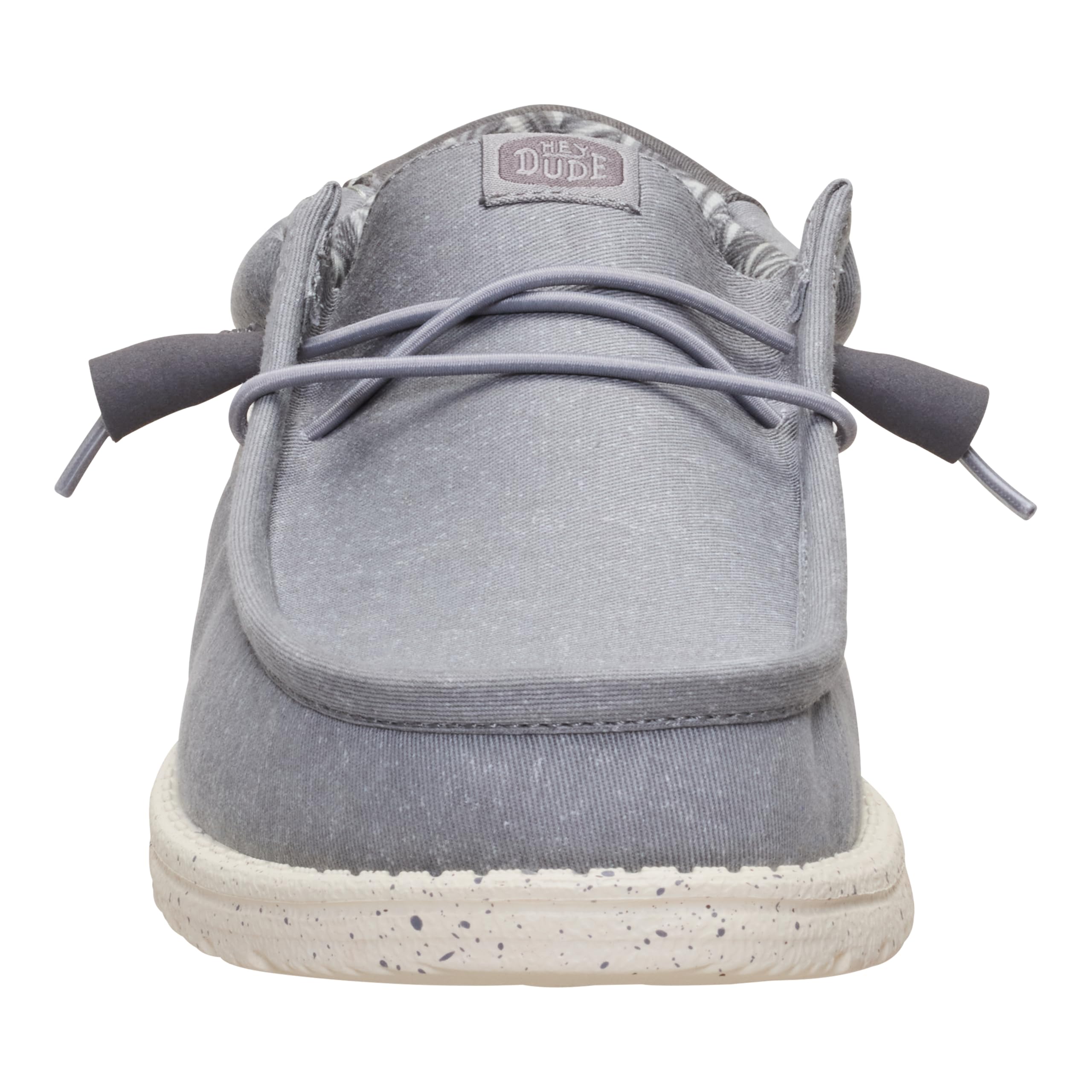 HEYDUDE Wally Stretch Canvas Mocassini Uomo, Grigio - 40700-1XA