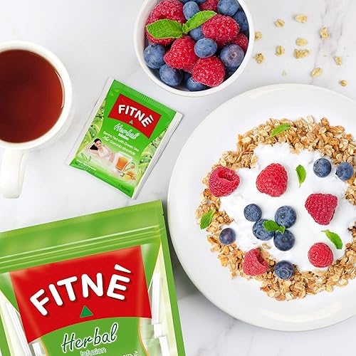 Miniatura 5 de FITNE Té verde de hierbas miel limón con infusión de Garcinia Senna suave desintoxicación limpieza alto antioxidante, sin calorías, edulcorante de