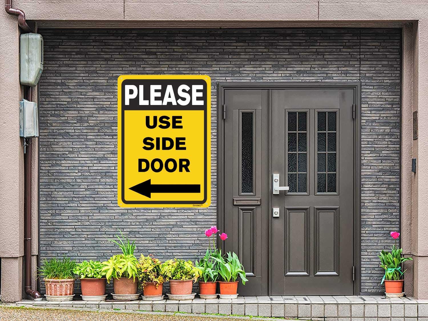 中野庸二、【out door in side(left)】 Amazon.com: Use This Door Sign,Outdoor Door Sign,Home Office Door