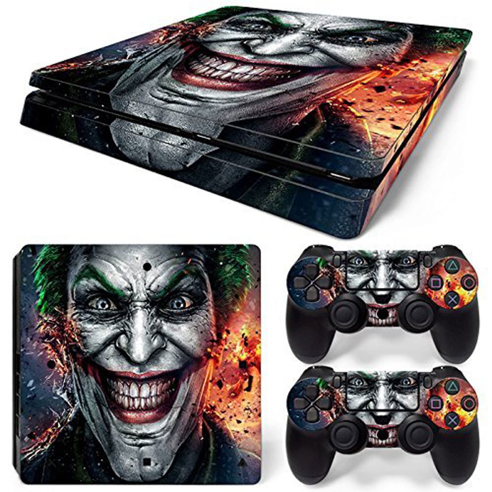Elton Joker Theme 3M Skin Sticker Cover for PS4 Slim Console and Controllers (B06XJ33ZP1) Amazon Price History, Amazon Price Tracker