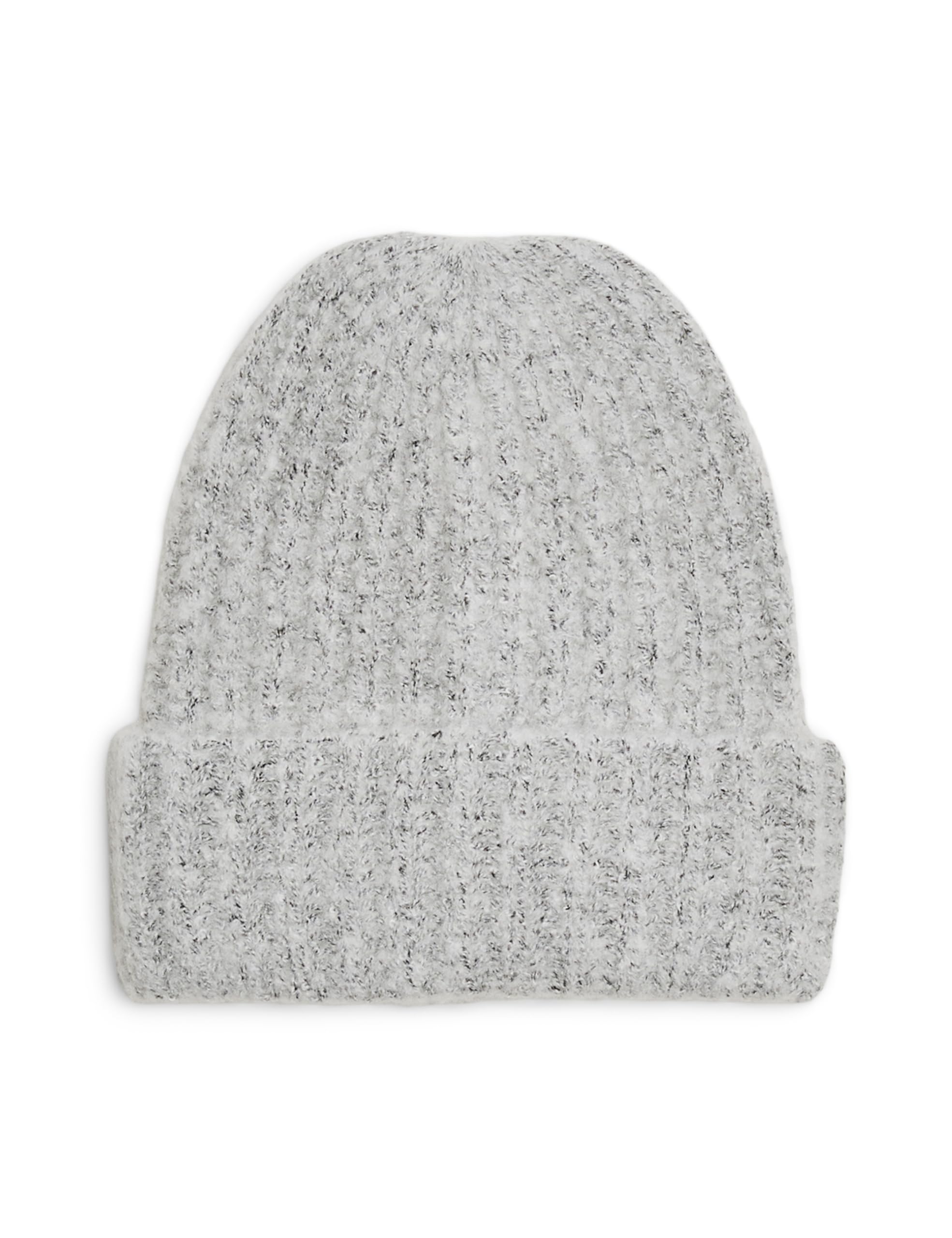 PIECES Women's Pcpyron Structured Hood Noos Bc Hat, Light Grey Melange, One Size Fits All