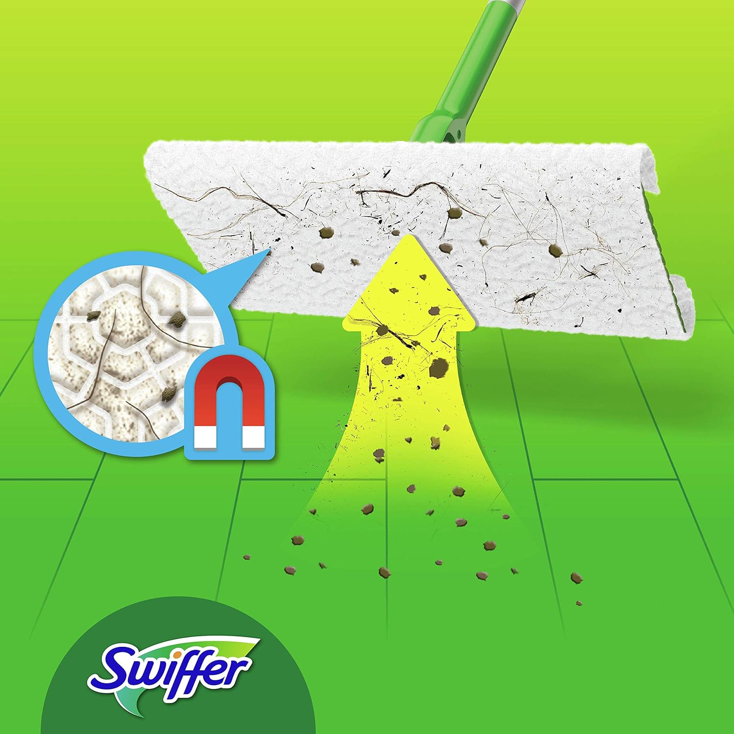 Swiffer Dry Dust Cloths, 63 Dry Cloths, Catch and Trap Dust and Dirt