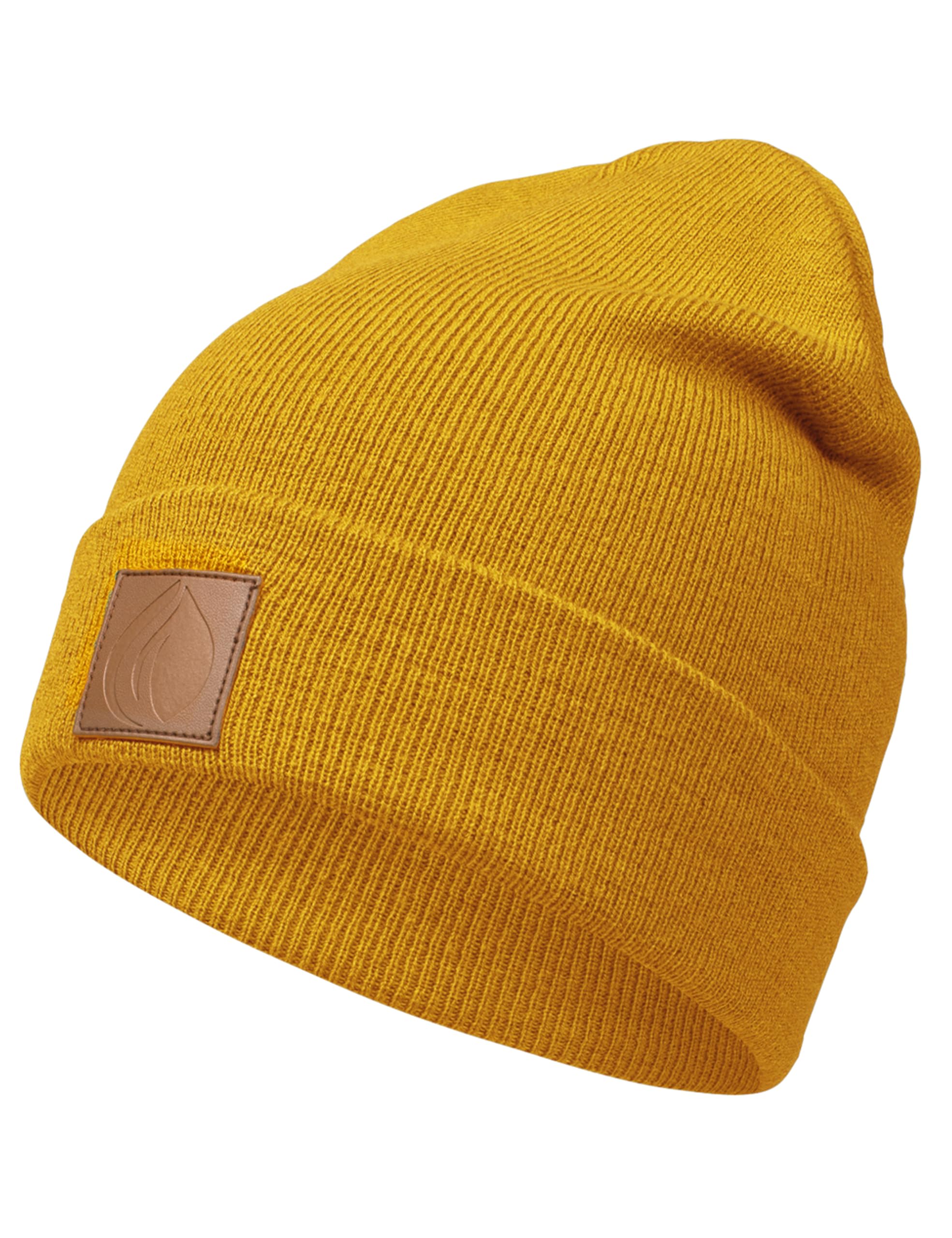 Occulto Leatherpatch Winter Mütze Beanie