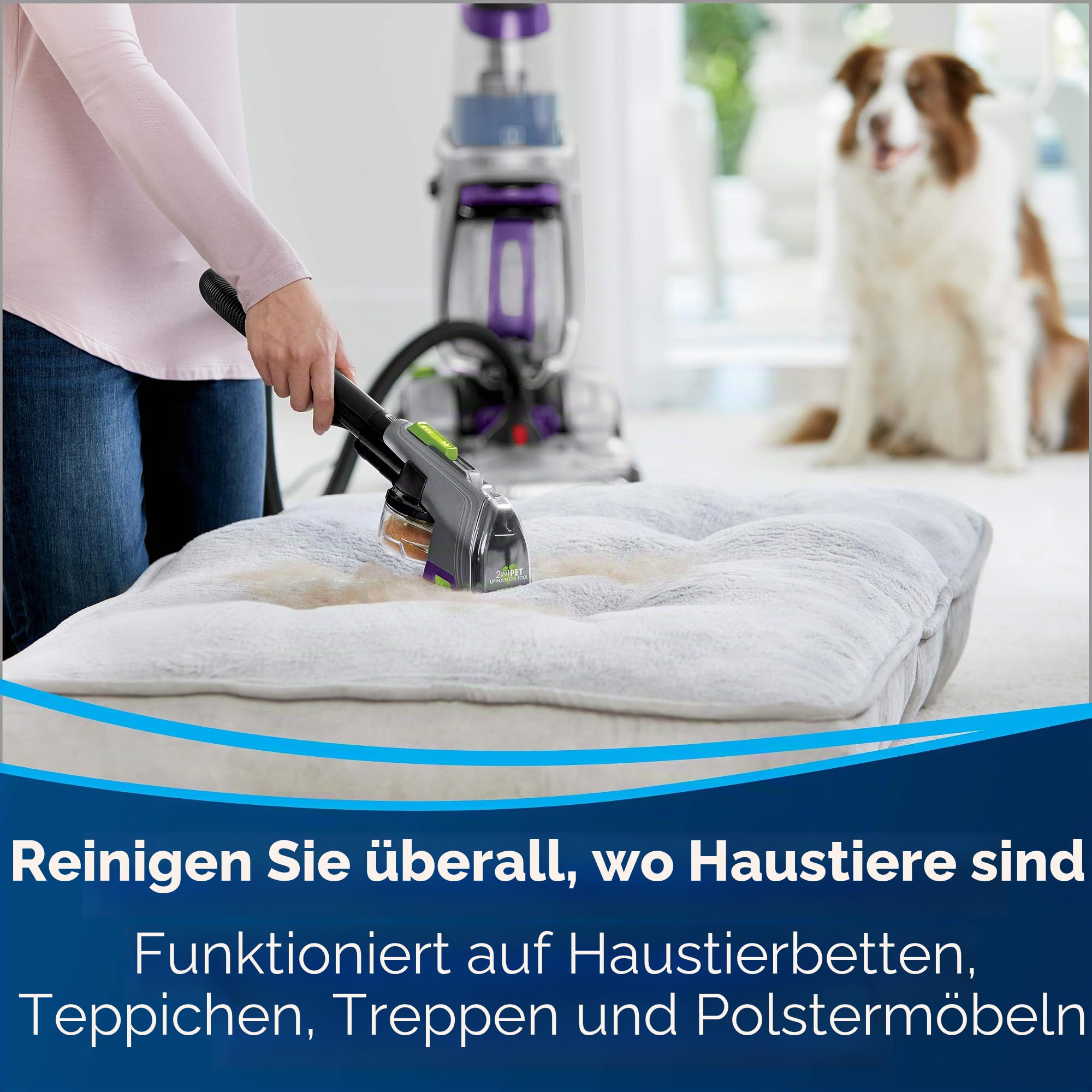 Bissell 2-in-1-Haustier-Werkzeug für Teppich- und Polsterreiniger (3259)
