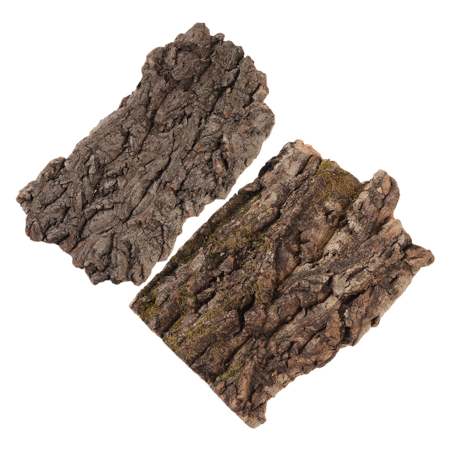 6 Pcs Reptile Bark Animals Stepladder Turtles Hammock for outside Hanging Hammock Terrarium Decor Bark Geckos Reptile Decor Barky Pet Bark Hut Reptile Cage Bark Lizard Hiding Bark Happyyami