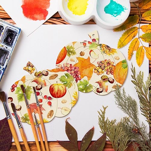 Miniatura 227 de Trébol de madera de gran tamaño de 7 pulgadas, adornos para el día de San Patricio para pintar, tréboles de madera en blanco en blanco, sin