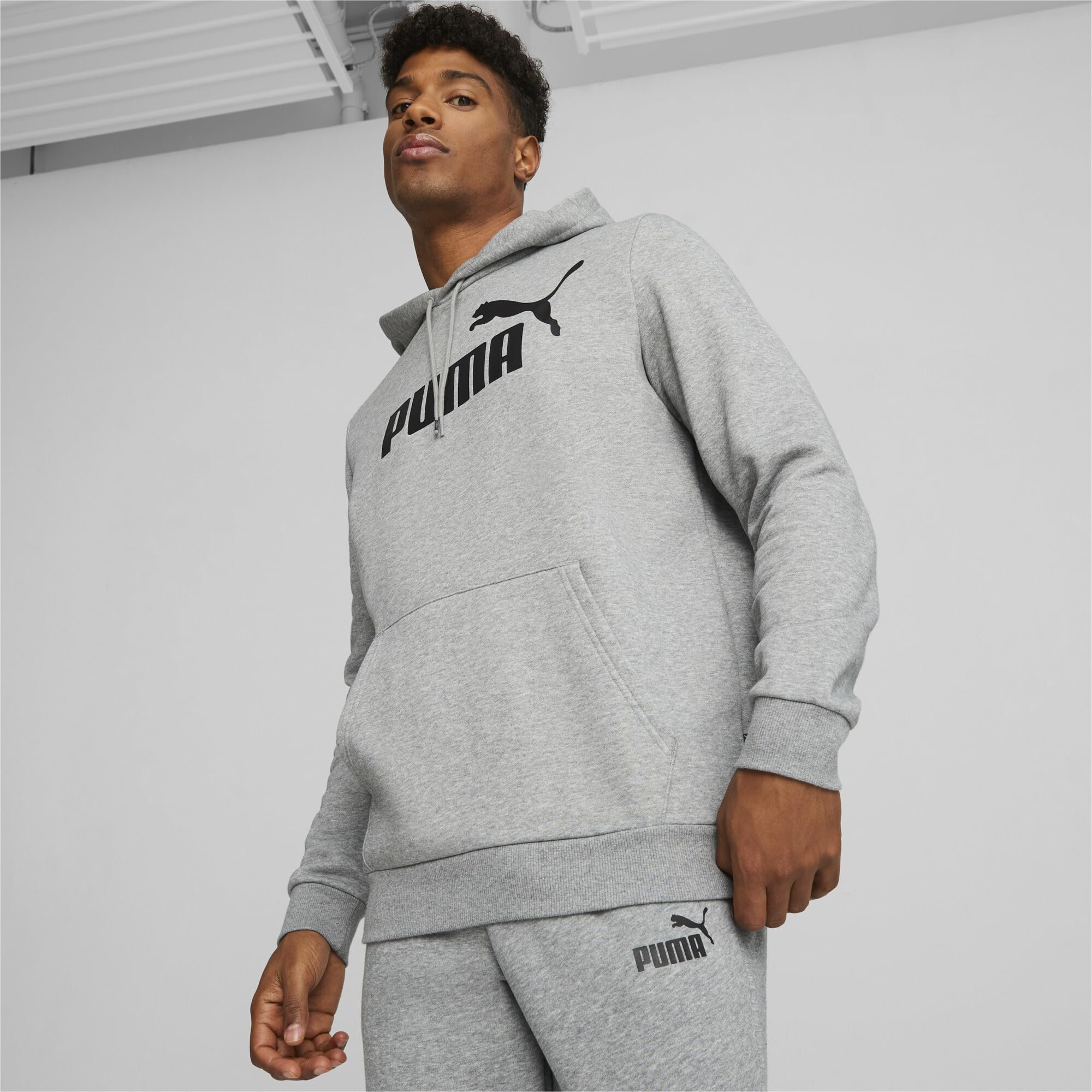 PUMA ESS Big Logo Hoodie FL Sudadera Hombre (Pack de 1)