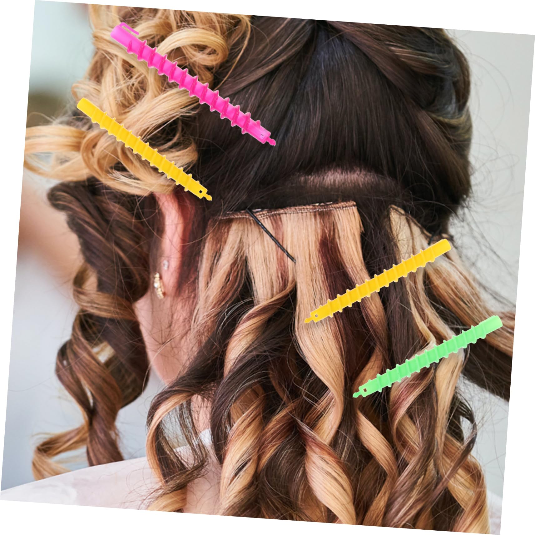 Varillas 100 Piezas para Cabello Largo en Espiral de Permanente