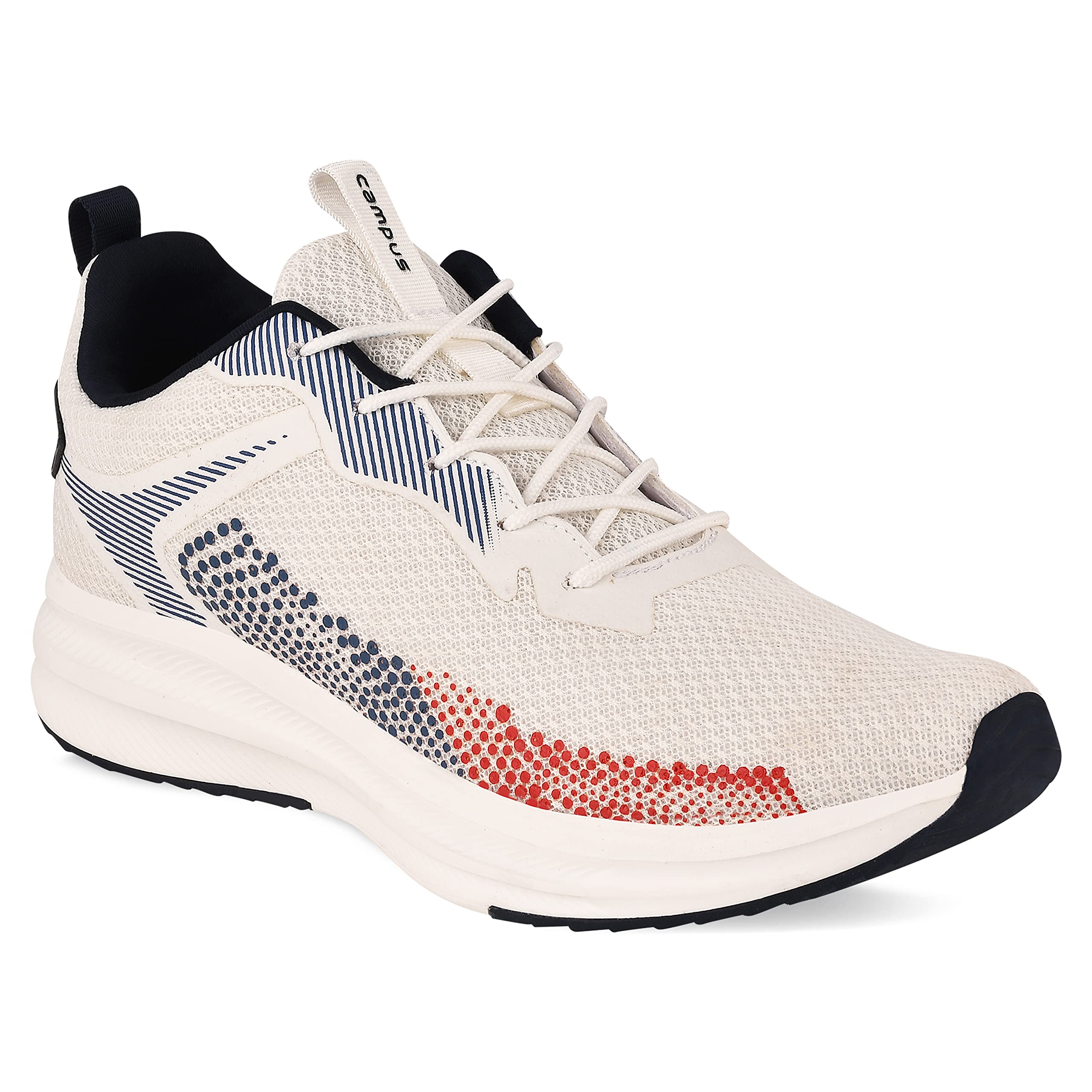 Campus Mens Dapper Off WHT/RED Running Shoes - 9UK/India 5G-853 (B09PRHZV12) Amazon Price History, Amazon Price Tracker
