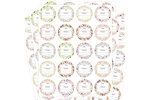 300 Waterproof Canning Labels for Jar Food Labels Round for Food Container...