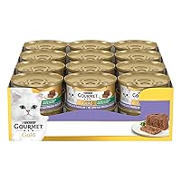 GOURMET Gold Cibo Umido per Gatti Adulti Mousse con Agnello e Fagiolini 24 Lattine da 85g