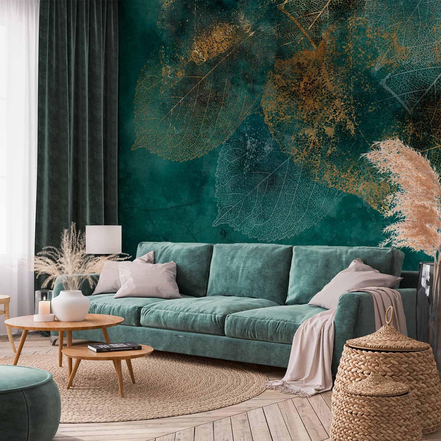 Carta Da Parati Moderna In TNT - Fotomurale Pietra 500x350 Cm, Design Marmo Astratto 3D Nero Per Interni Trendy - Foto 10