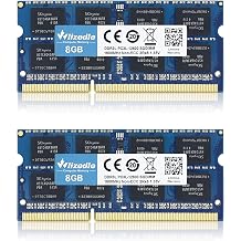 16GB Kit 2x8GB DDR3/DDR3L RAM Laptop Memory 1600MHz CL11 SODIMM Notebook Arbeitsspeicher PC3-12800 / PC3L-12800 204-Pin 135V/15V Non-ECC Pc Speicher Upgrade f r Ultrabook Blau
