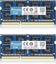 16GB Kit (2x8GB) DDR3/DDR3L RAM Laptop Memory 1600MHz CL11 SODIMM, Notebook Arbeitsspeicher PC3-12800 / PC3L-12800 204-Pin 1,35V/1,5V Non-ECC Pc Speicher Upgrade für Ultrabook, Blau
