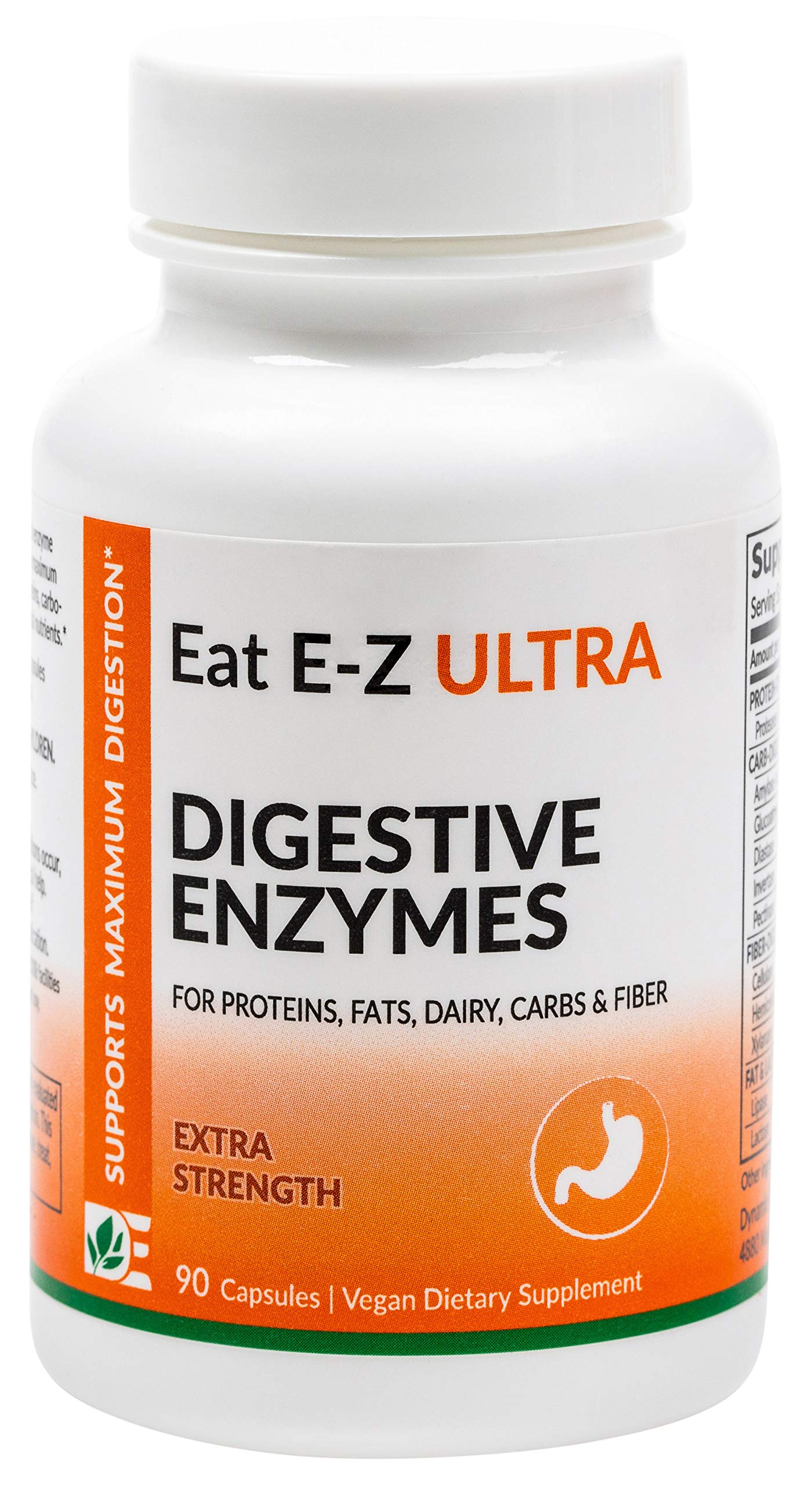 Buy Eat EZ Ultra Digestive Enzymes for Gut ; AntiBloating; Digestive