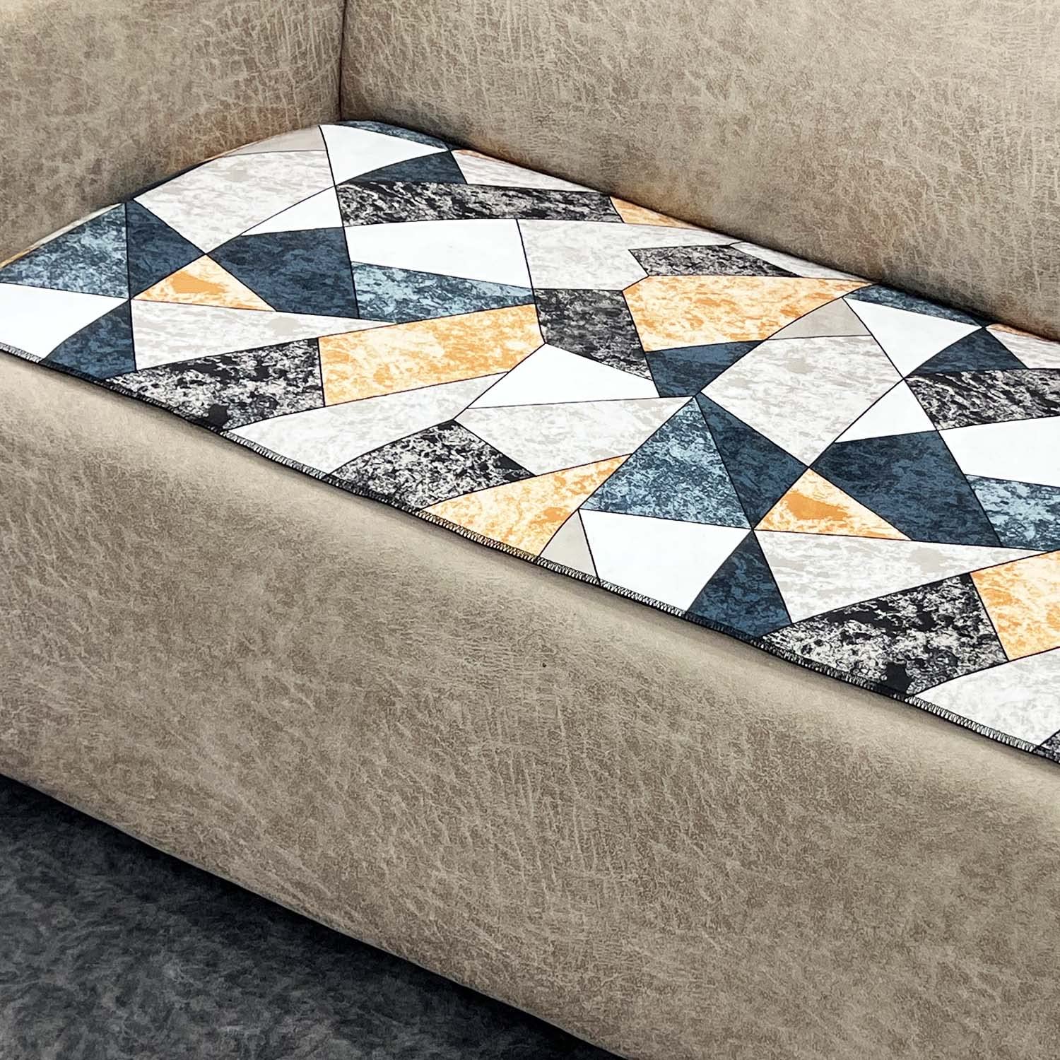 ALERMO Printed Sofa seat Cover for 3 Seater with Heavy Antiskid Backing & Easily Machine Washable Sofa seat Runner for Couch or Home Living Area (22 X 68 Inches) AASR001 (B0BZLCWGCL) Amazon Price History, Amazon Price Tracker
