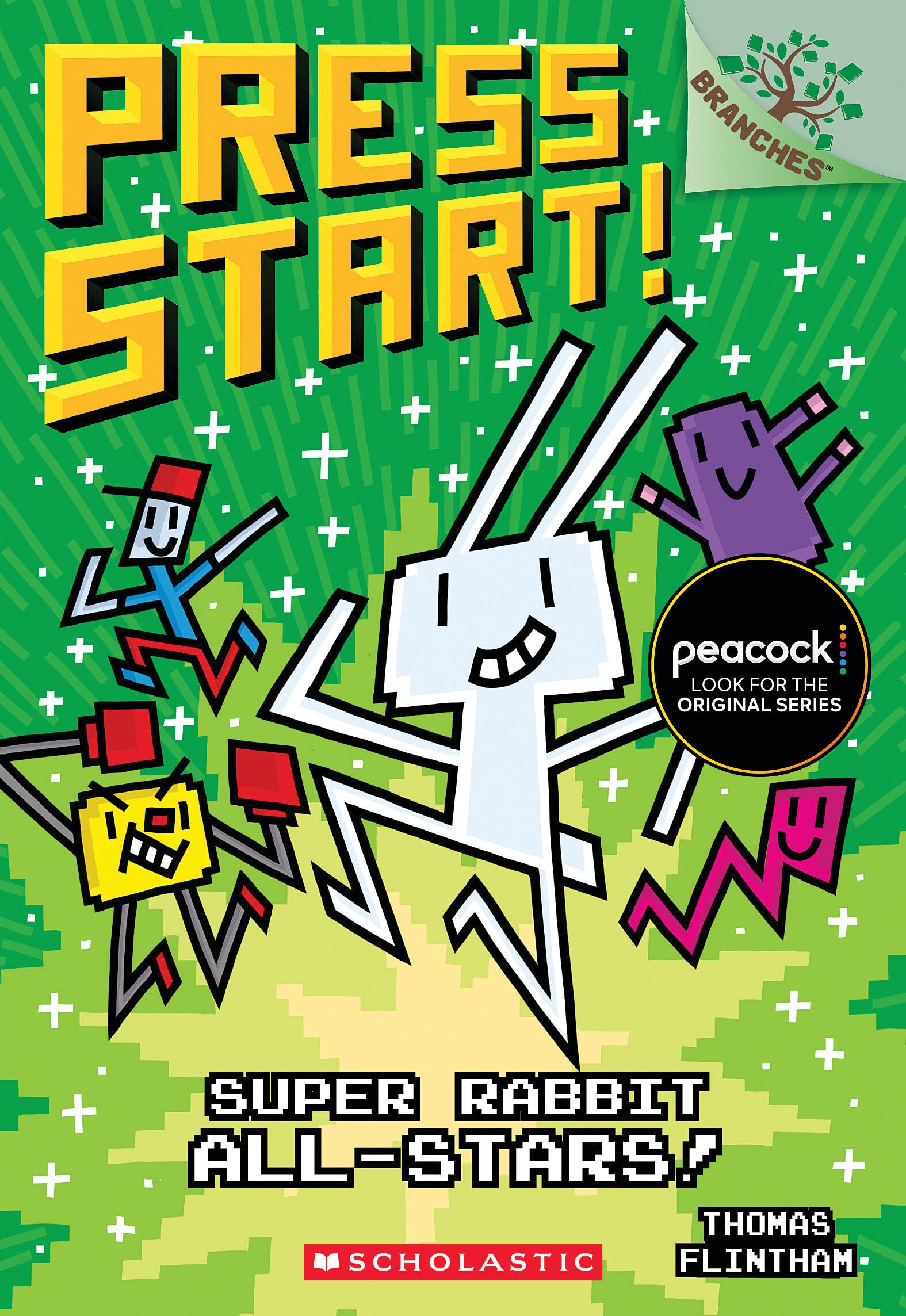Super Rabbit All-Stars!: A Branches Book (Press Start!) Paperback – Illustrated, December 26, 2019