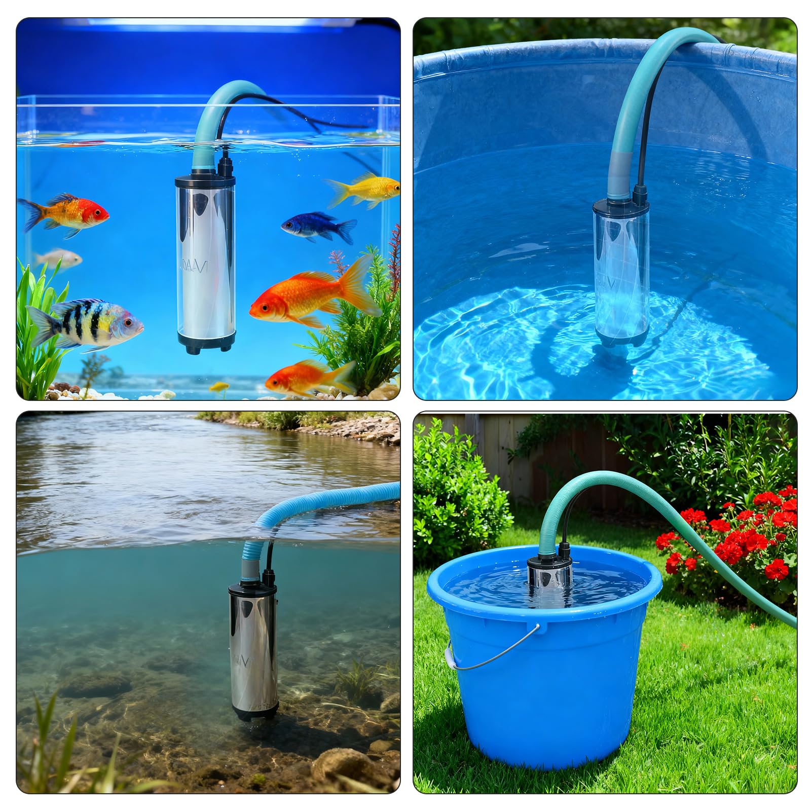Bomba de agua con batería, batería de barril, bomba de agua con batería, bomba de batería de 18 V de agua, 80 – 150 L/min, 60 W, para bombas de limpieza, lavadoras, sistemas de riego de jardín, bombas
