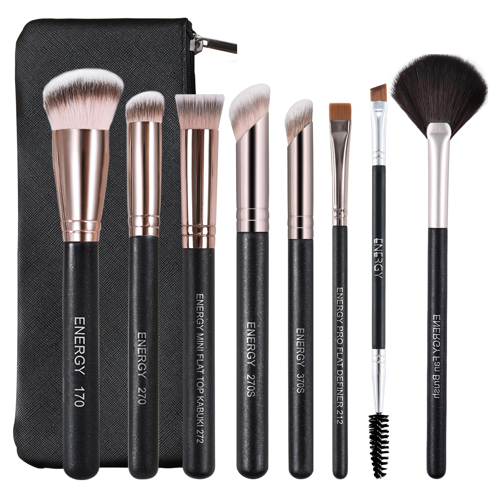 Amazon.com: ENERGY Makeup Brush Set - 8PCS Professional Makeup
